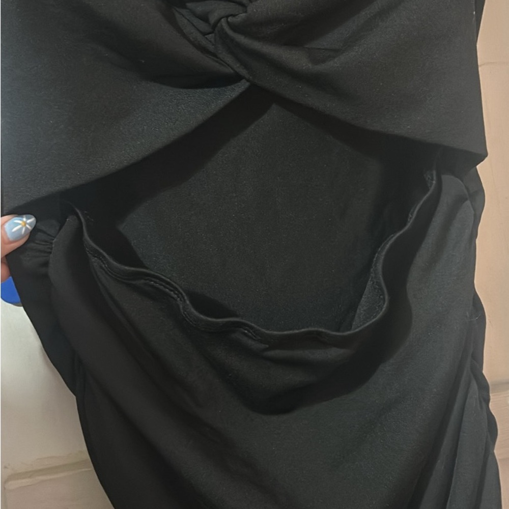 black dress